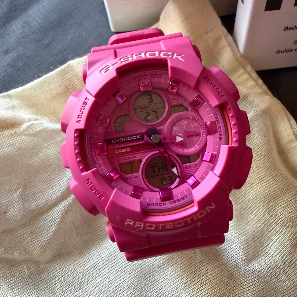 Casio G-Shock Pink GMA-S140PP Analog-Digital Watch